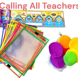 ✏️📍Colorful Classroom Teaching Supplies Teacher/Parent Bundle📚📍✂️